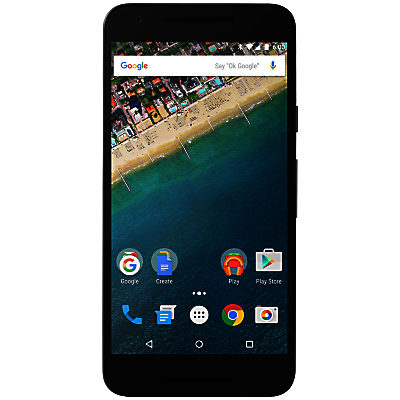 LG Nexus 5X Smartphone, Android, 5.2 , SIM Free, 32GB Quartz